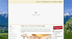 Desktop Screenshot of landhaus-allgaier.de